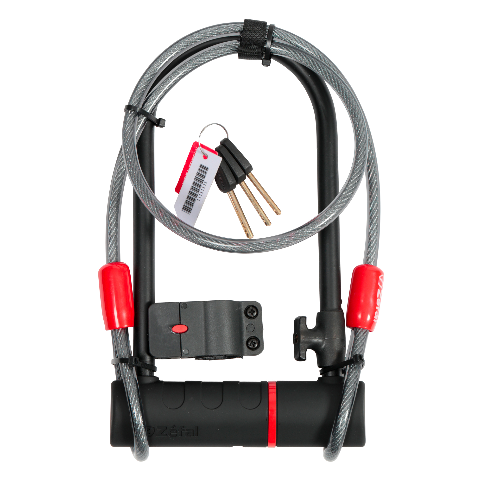 Zefal K-Traz U17 Cable Bügelschloss 230 mm, ø 14 mm + Schlaufenkabel
