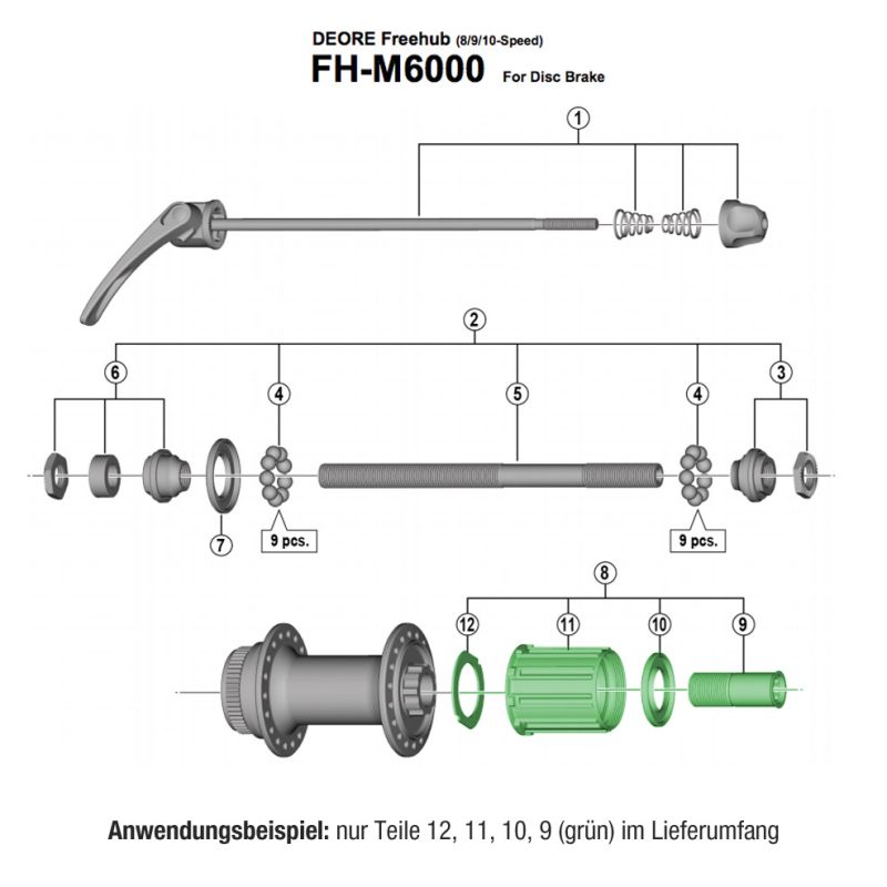 Reverse Components Freilaufkörper Für Base Nabe - Shimano HG