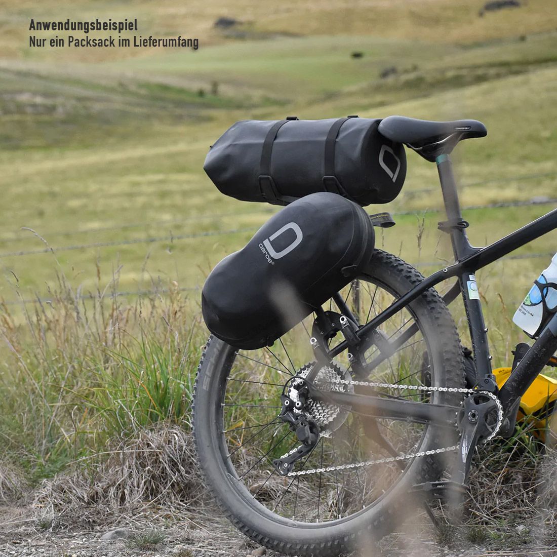 Aeroe 12L Heavy Duty Dry Bag Black Packsack Black 44242050121