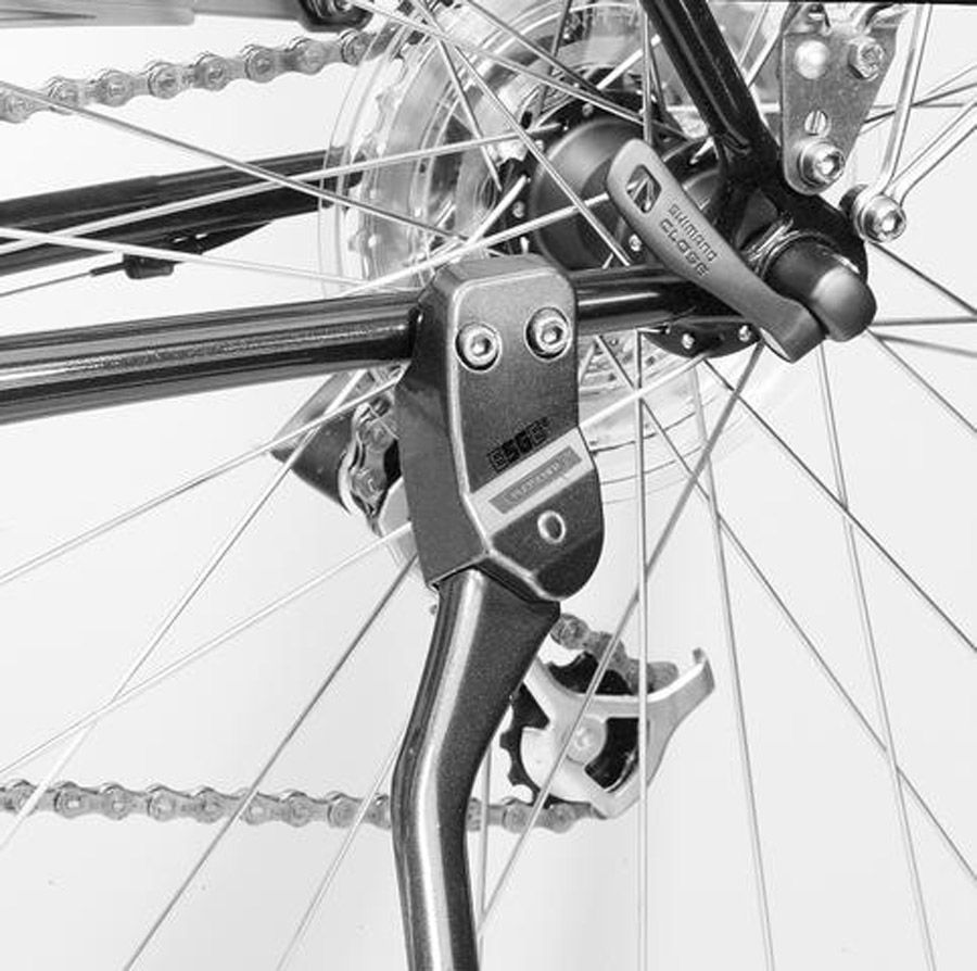 Los voetje fietsstandaard Esge Zoom - zwart - All wheels